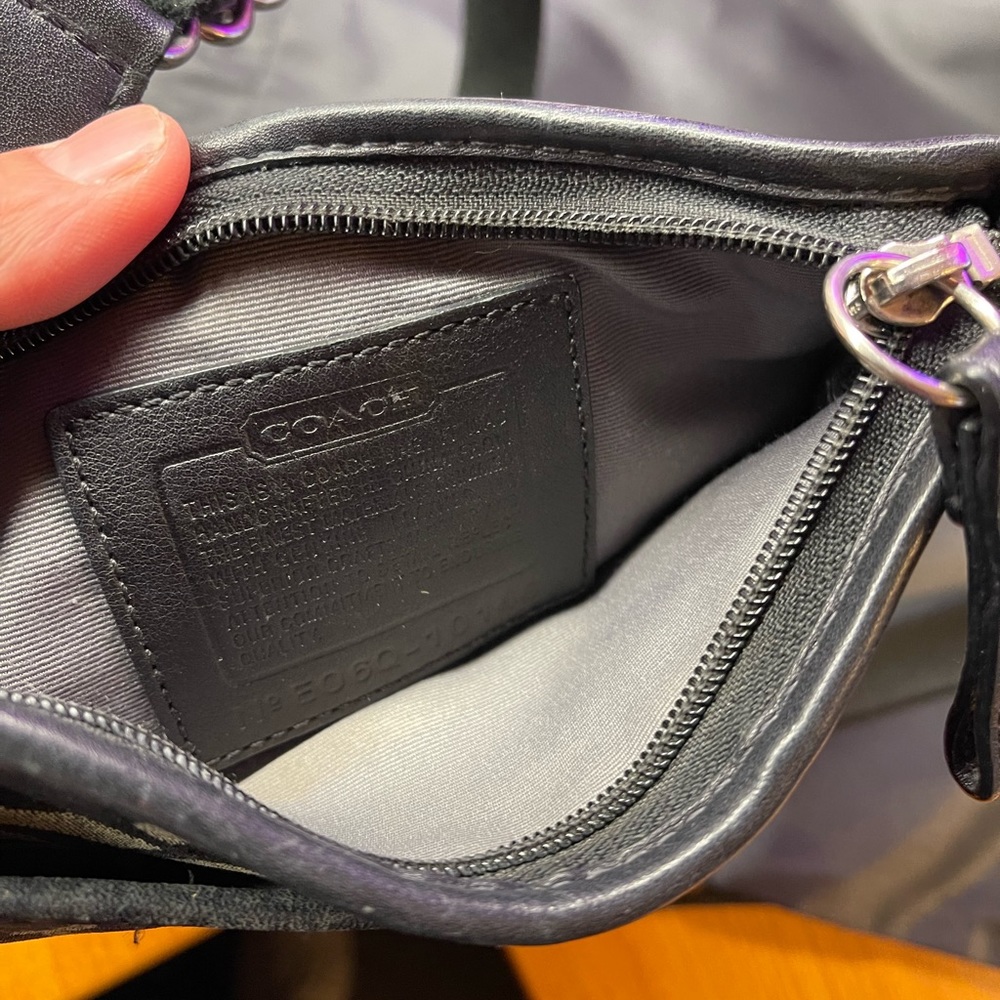 Coach Shoulder Swag Pouch